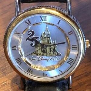 Walt Disney World 25 Years Watch, Limited Edition #0021/5000 on Leather Band